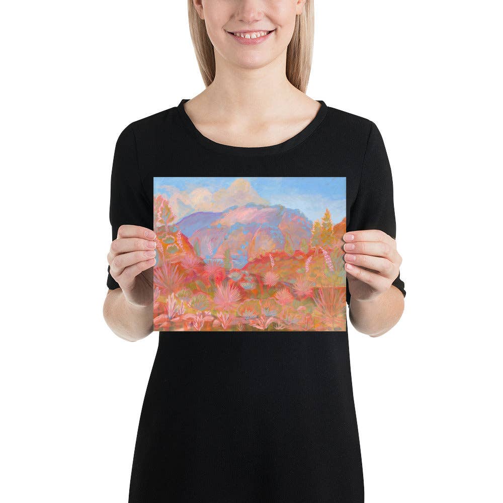 Art Print | Southwestern Pastel Landscape