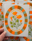 Greeting Card | Wild Heart Poppy Birthday