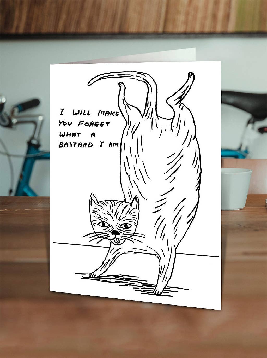 Greeting Card | Bastard Cat