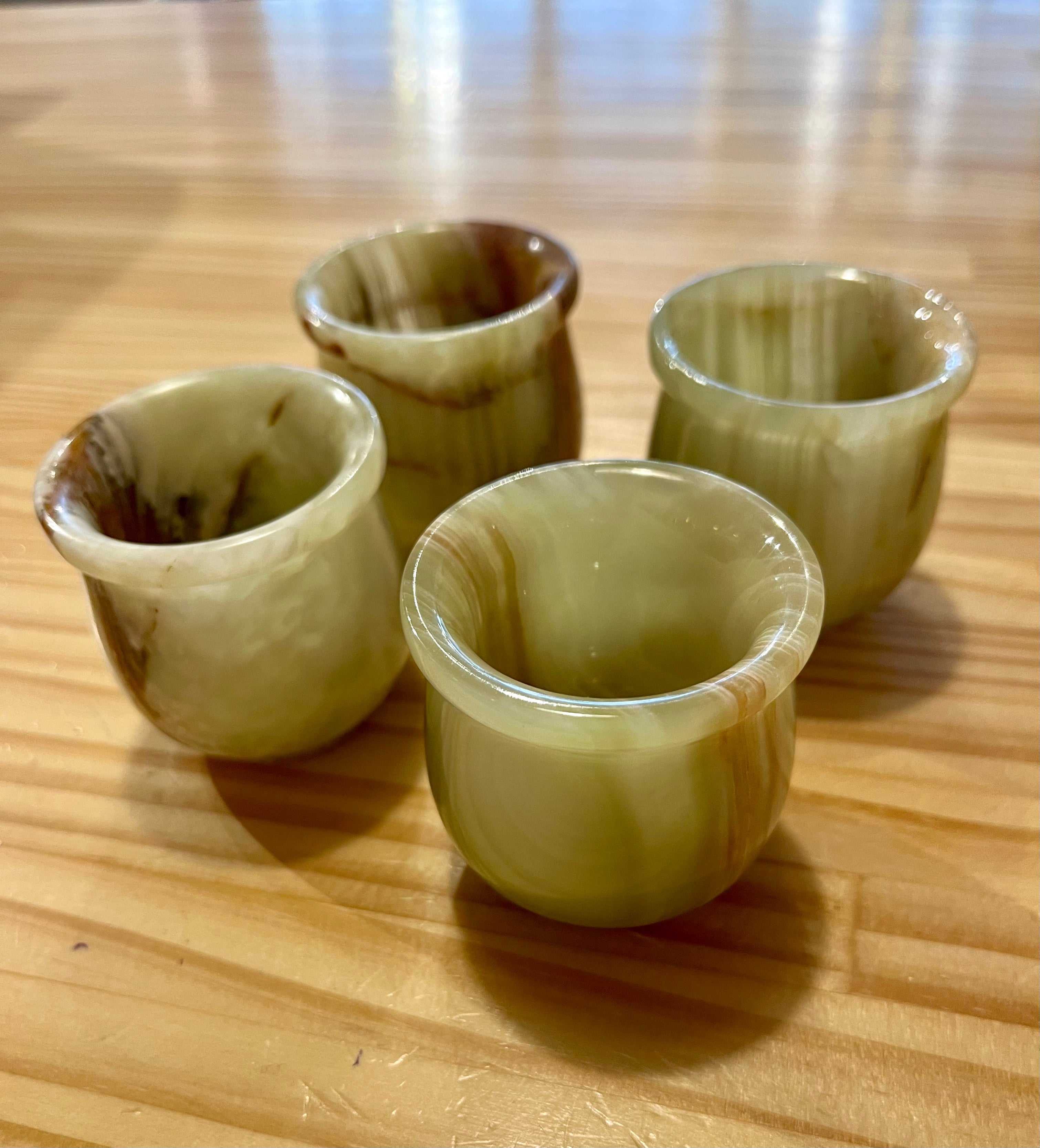 Marble Shot Glass / Copita Set of 2