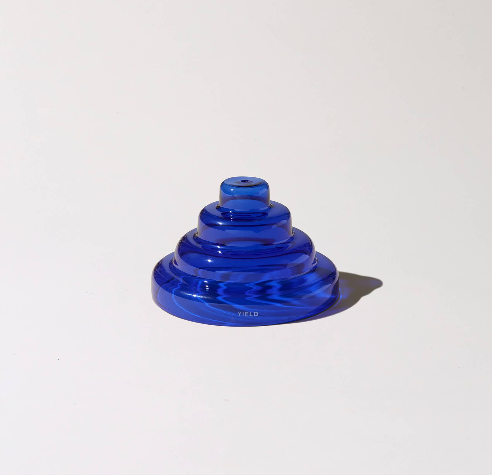 Meso Glass Incense Holder | Cobalt