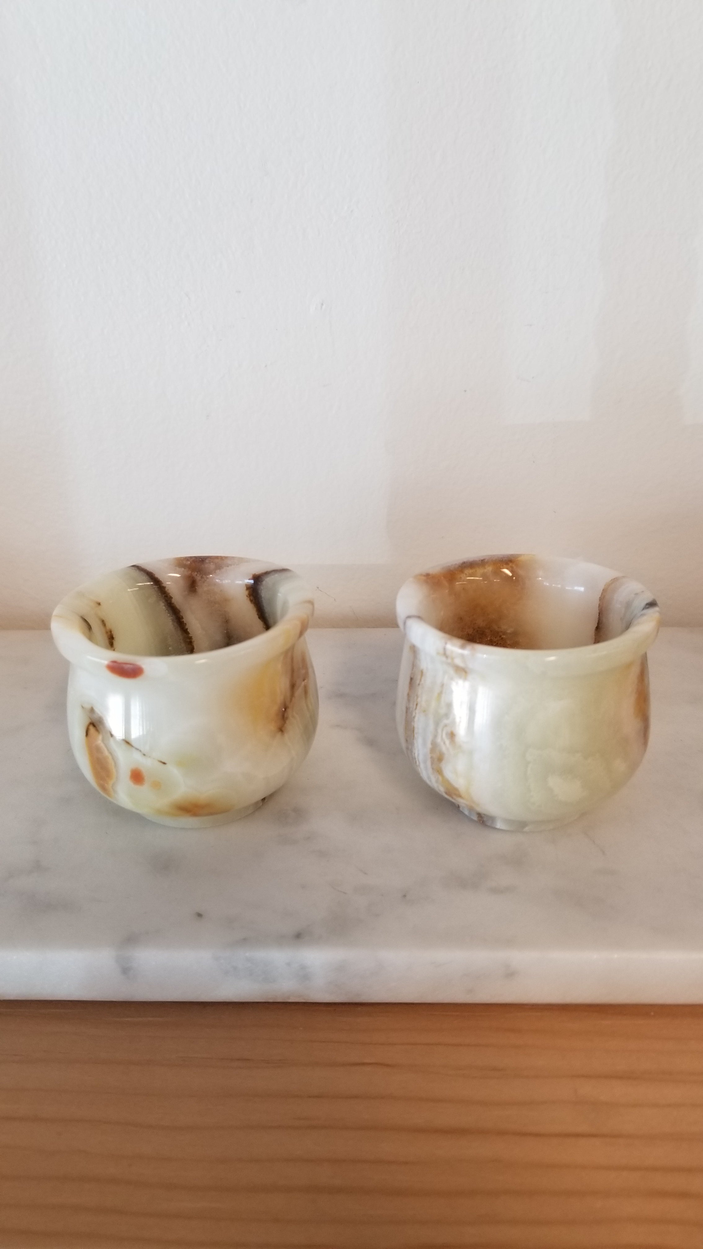 Marble Shot Glass / Copita Set of 2