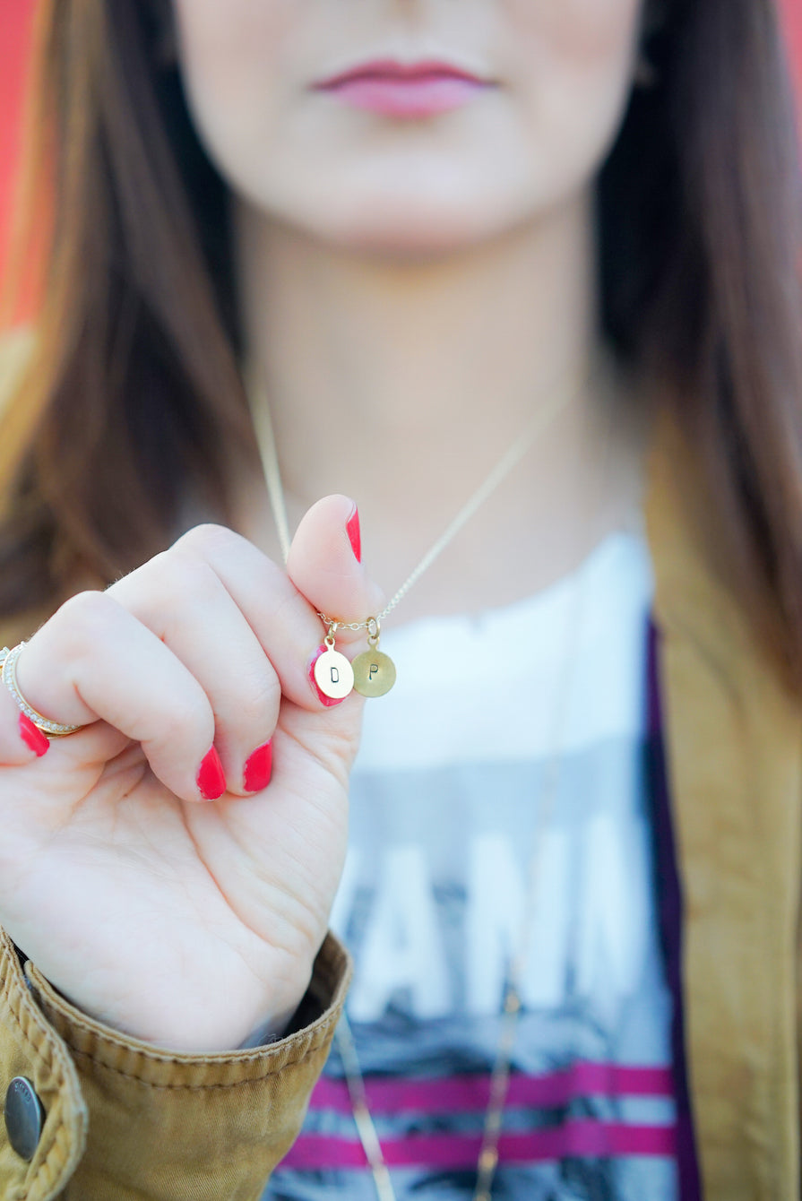 Initial Necklace | 14k Gold-filled Chain and Pendant