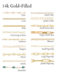 Chain Necklace | Sterling Silver or 14k Gold-Filled