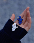 Ceramic Brooch | Blue Cloud Cradle