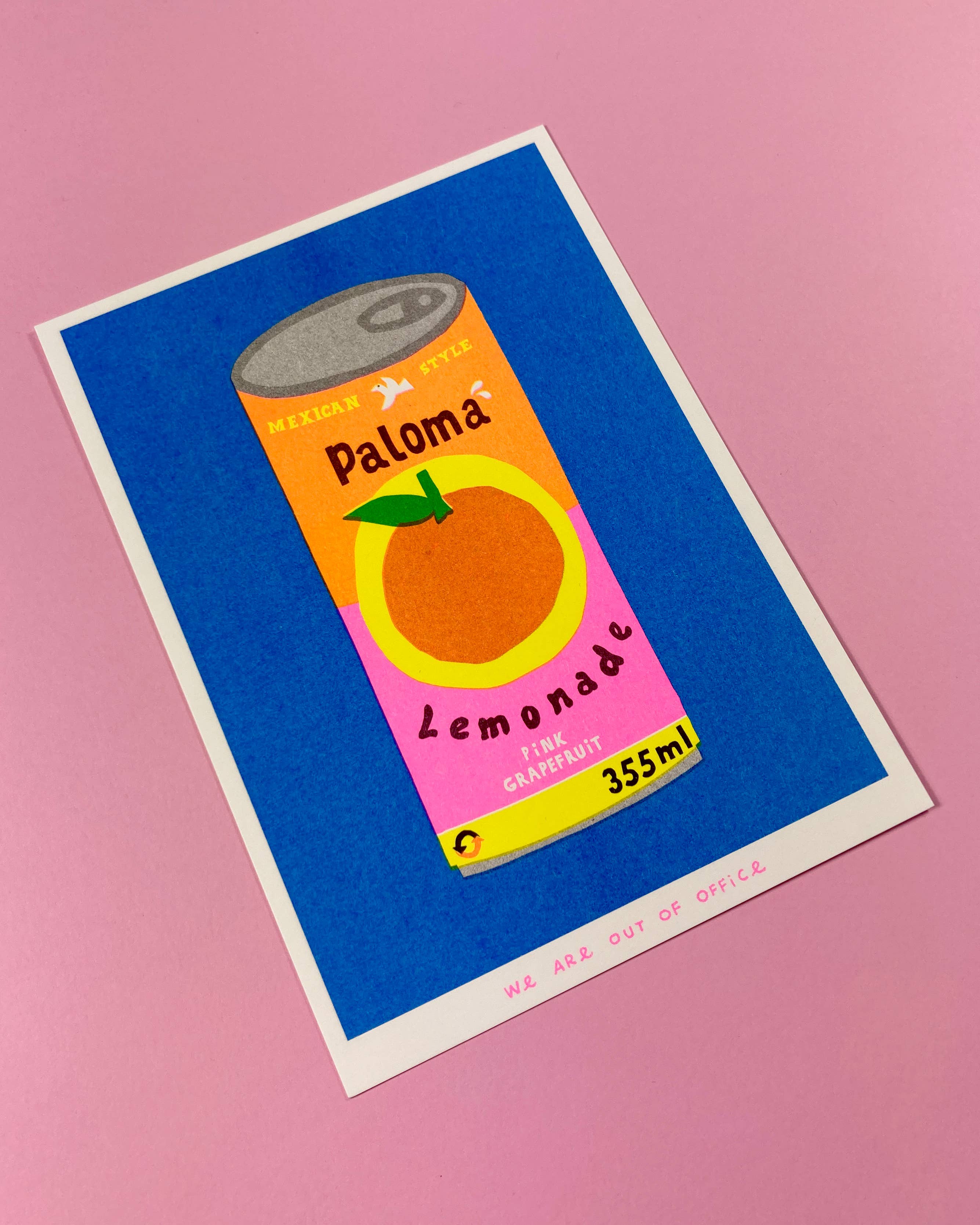 Art Print | A Can of Paloma Lemonade