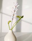 Stained Glass | White Wildflower