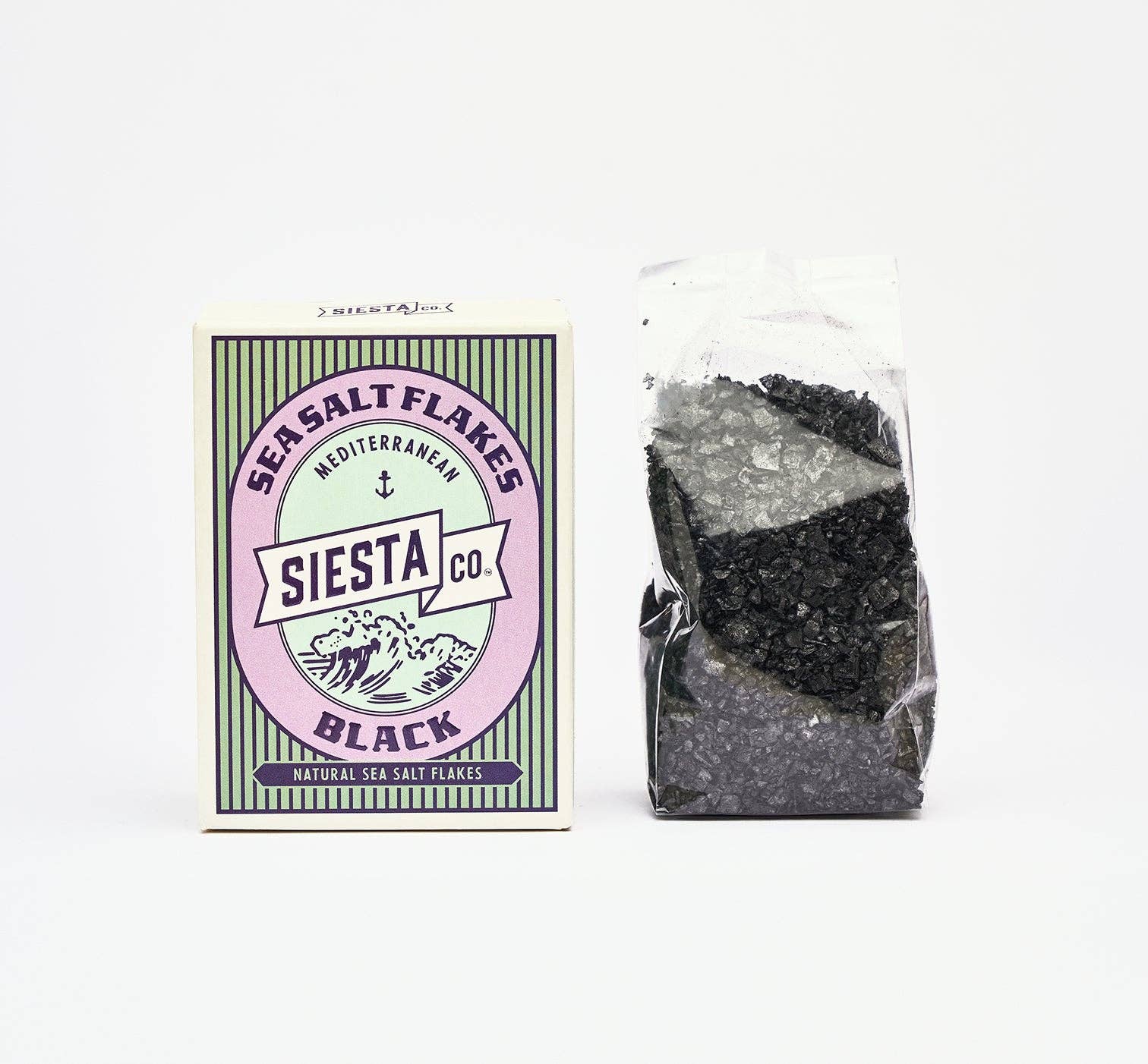 Sea Salt Flakes | Black