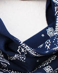 Western Bandana | Navy Paisley