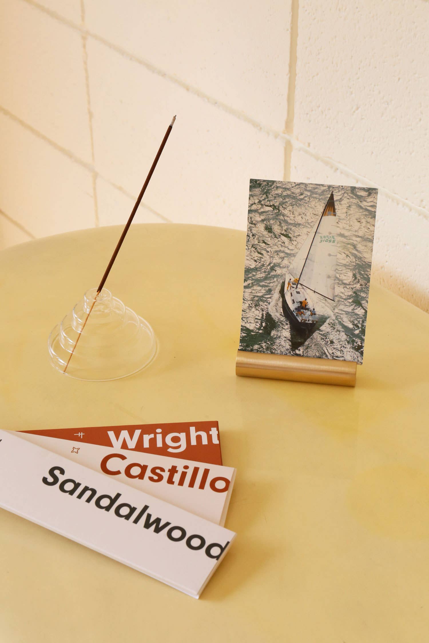 Meso Glass Incense Holder | Clear