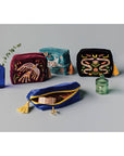 Catbloom Embroidered Pouch