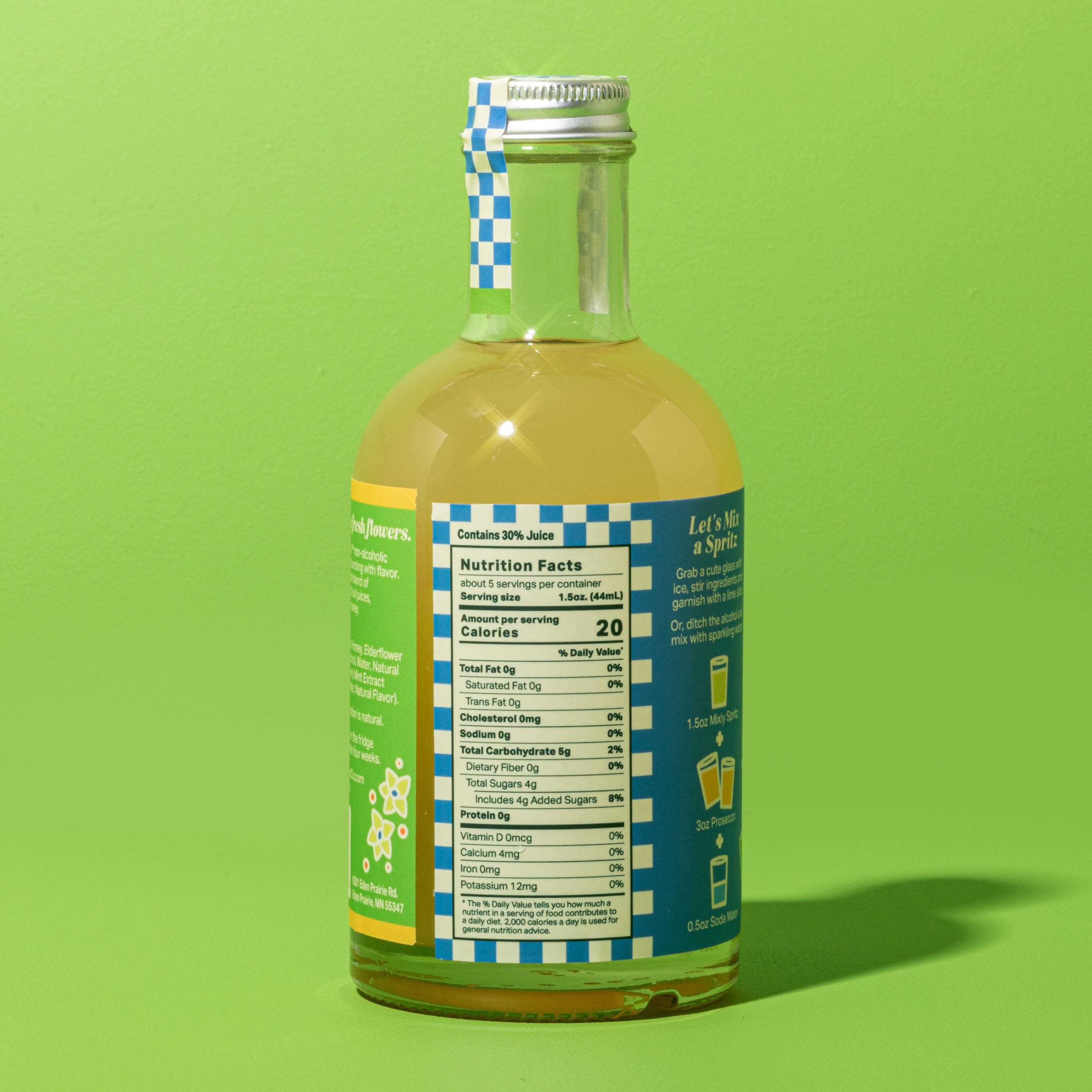 Cocktail Mixer | Elderflower Mint Spritz