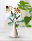 Stained Glass | Two Leaf Stems