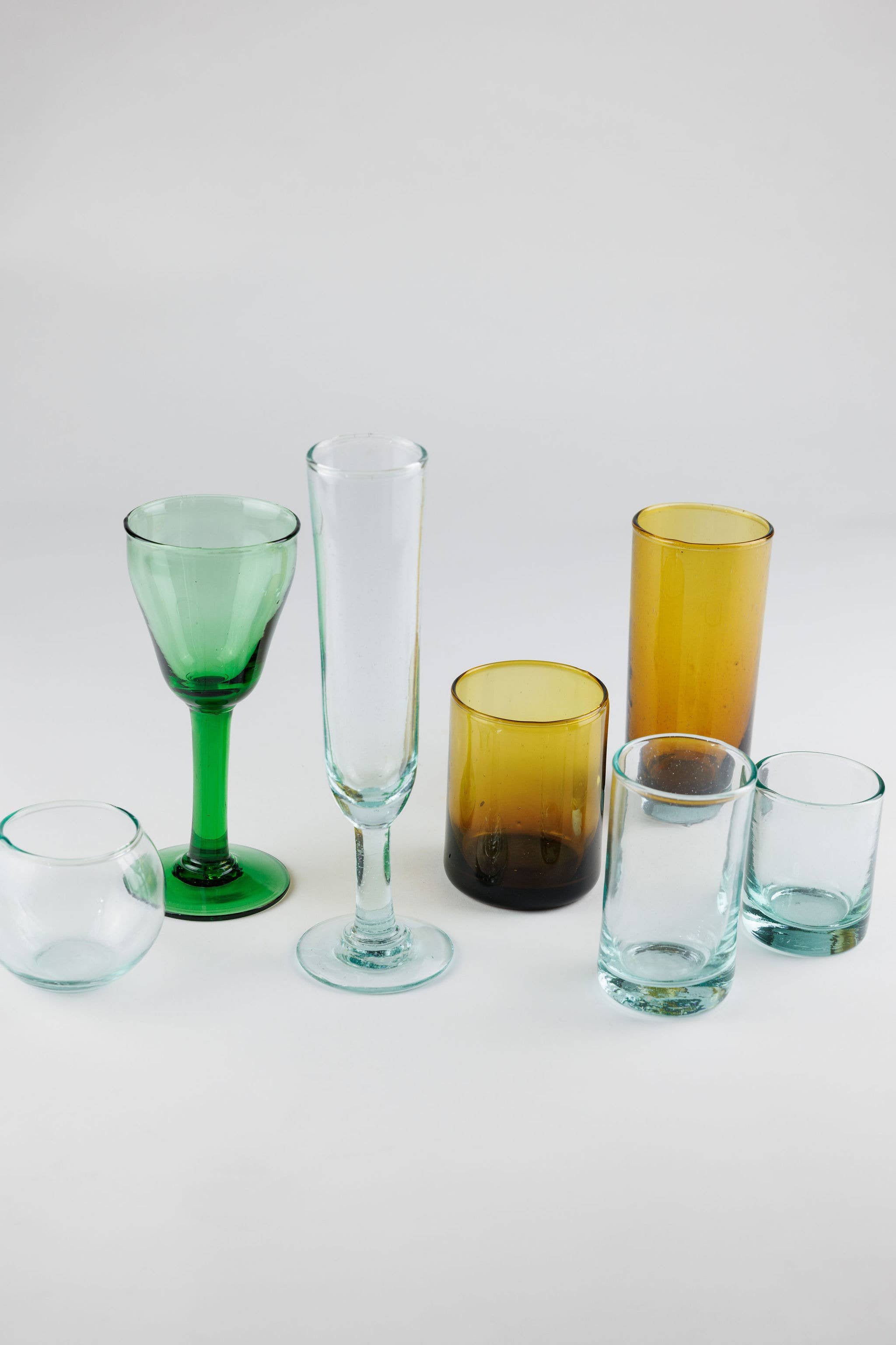 Amber Highball Glass  | Set of 2