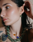 Mar Pendant Necklace | Blown Glass & 14k Gold Fill