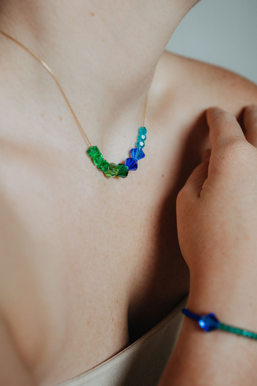Beaded Crystal Necklace | Friendship Collection