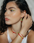 Large Spark Crystal Hoops | Friendship Collection