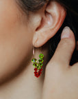 Large Spark Crystal Hoops | Friendship Collection