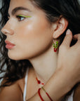 Large Spark Crystal Hoops | Friendship Collection