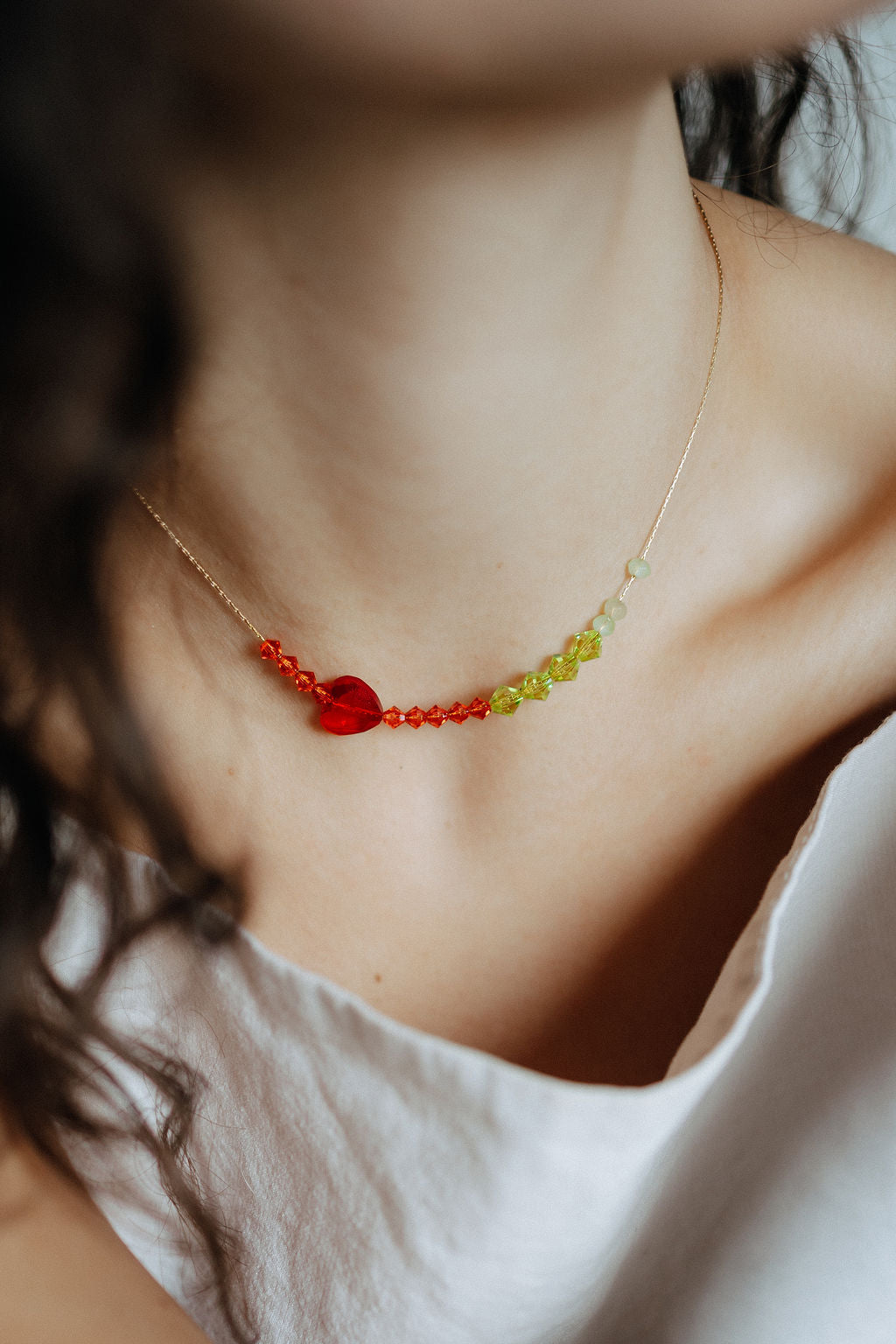Beaded Crystal Necklace | Friendship Collection