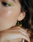 Large Spark Crystal Hoops | Friendship Collection