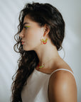 Large Spark Crystal Hoops | Friendship Collection