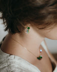 Small Muse Crystal Hoops | Friendship Collection