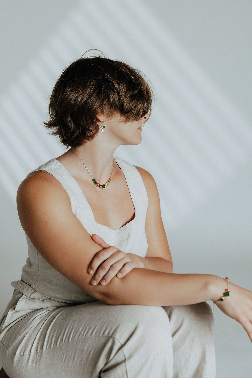 Beaded Crystal Necklace | Friendship Collection