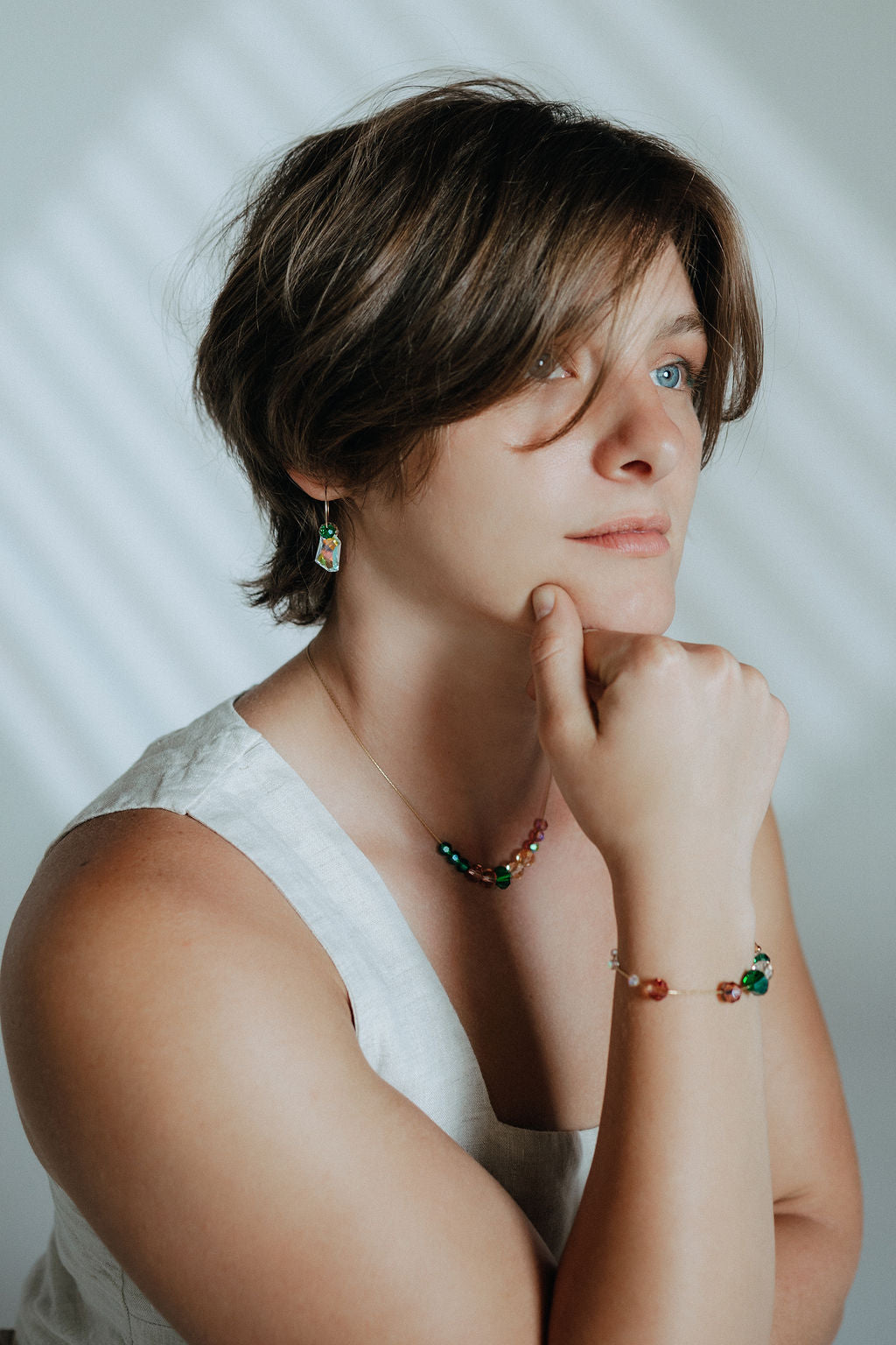 Beaded Crystal Necklace | Friendship Collection