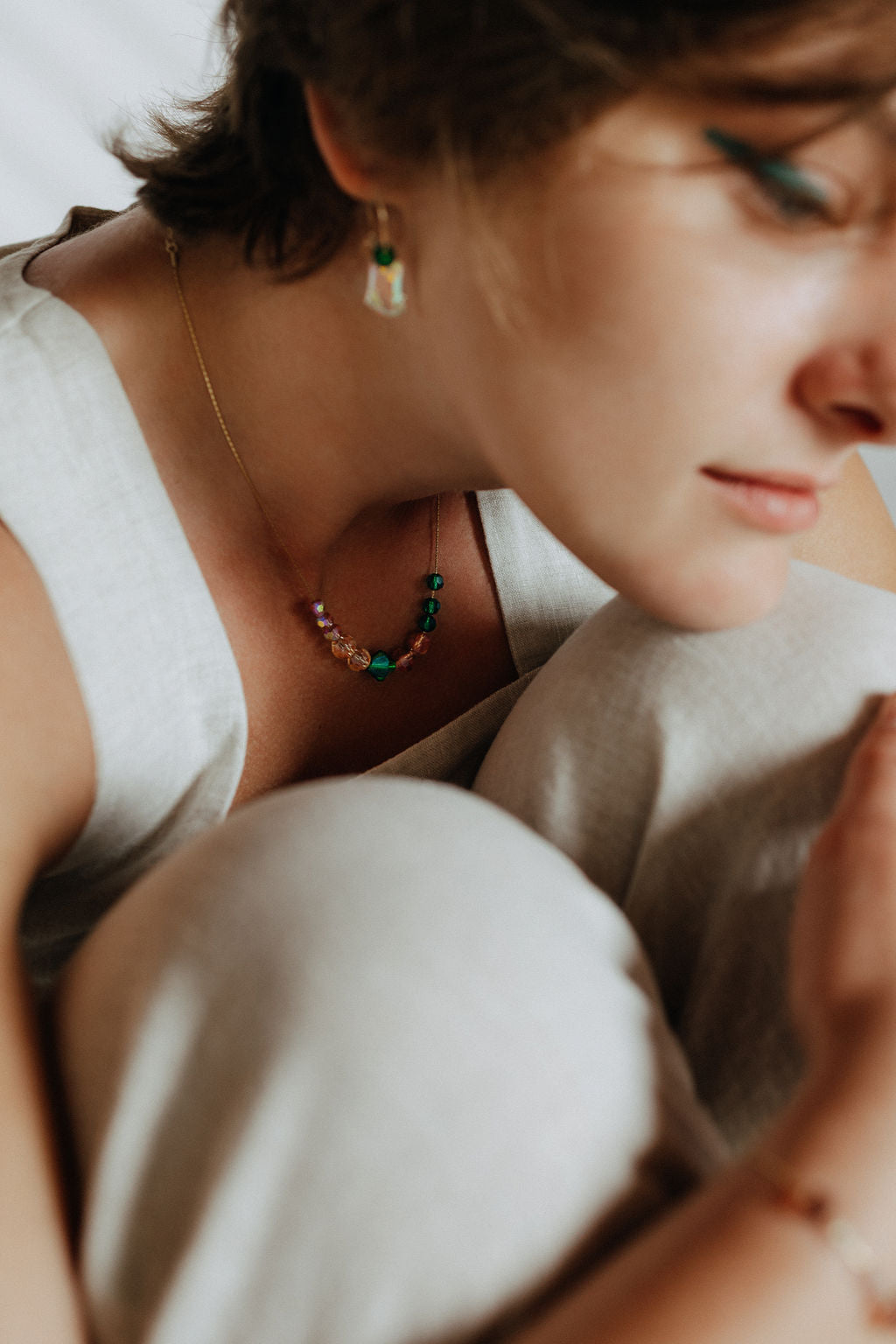 Beaded Crystal Necklace | Friendship Collection