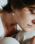 Small Muse Crystal Hoops | Friendship Collection