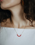 Crystal Arc Necklace | Friendship Collection