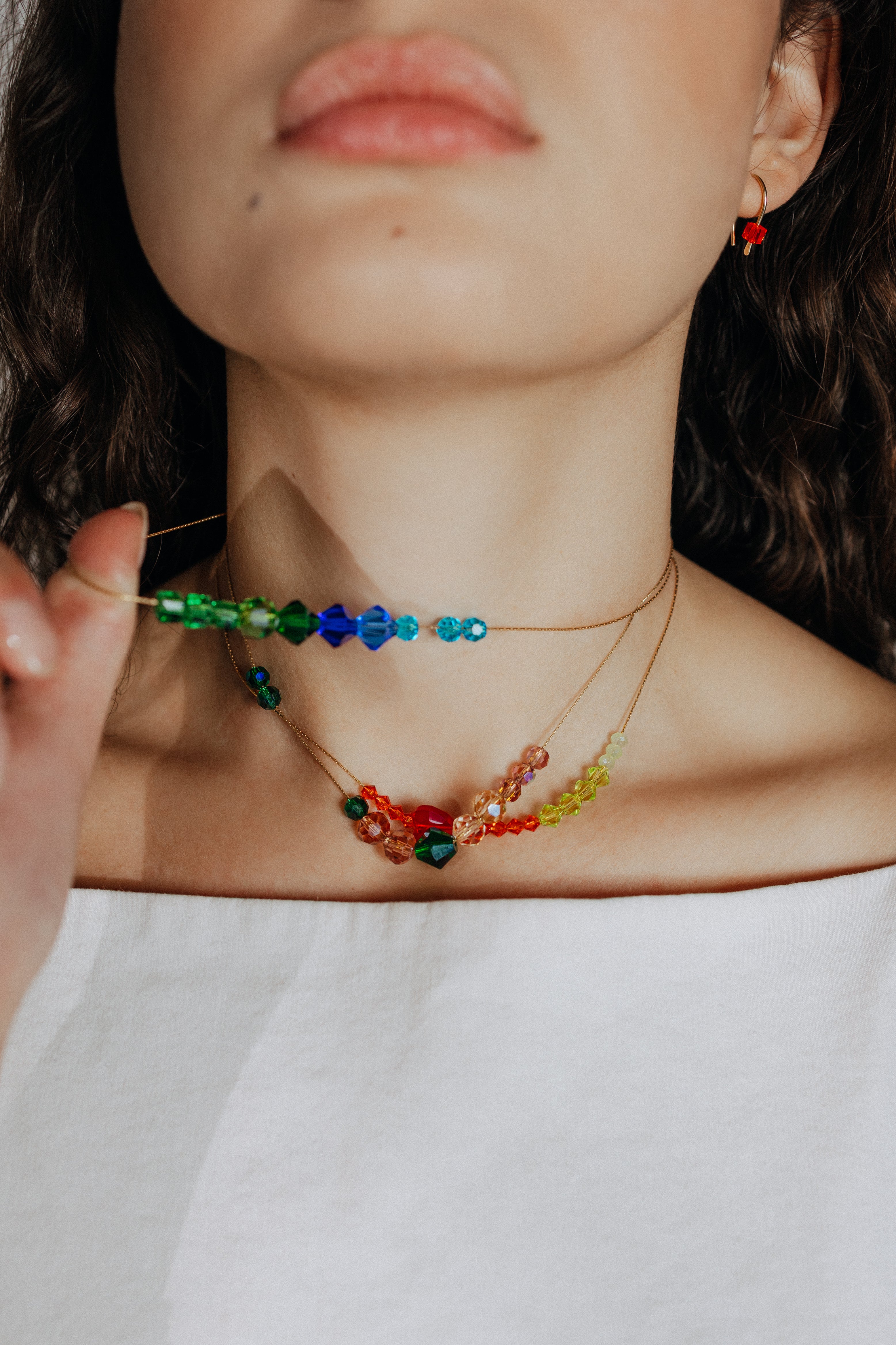 Beaded Crystal Necklace | Friendship Collection
