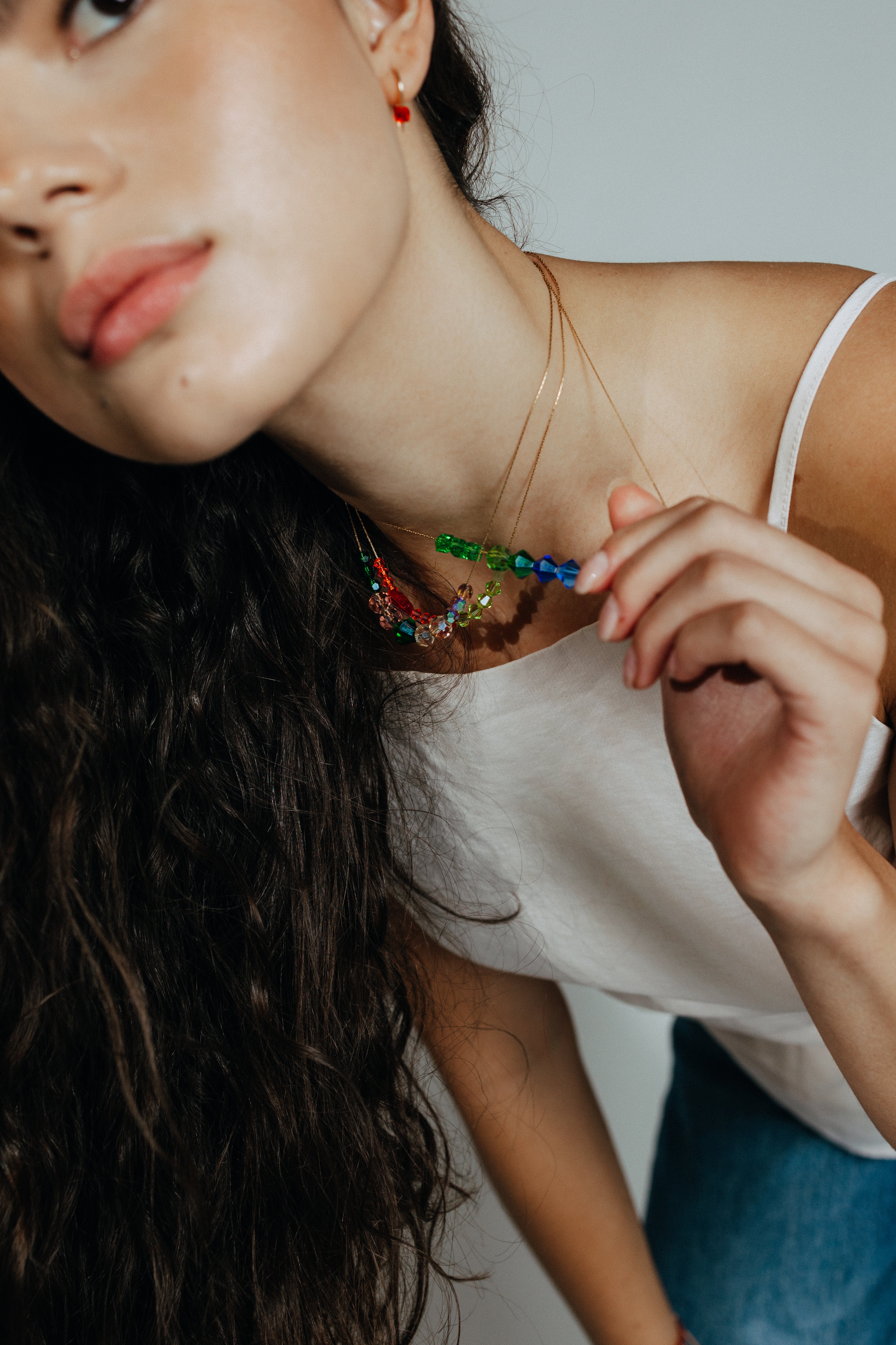 Beaded Crystal Necklace | Friendship Collection