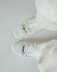 Safety Pin Crystal Shoe Pin | Friendship Collection