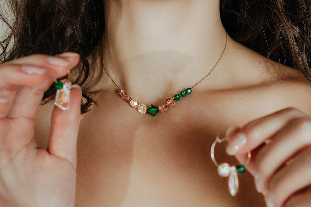 Beaded Crystal Necklace | Friendship Collection