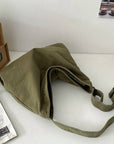 Large Crossbody Canvas Shoulder Bag