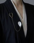 Ceramic Brooch | Stethoscope