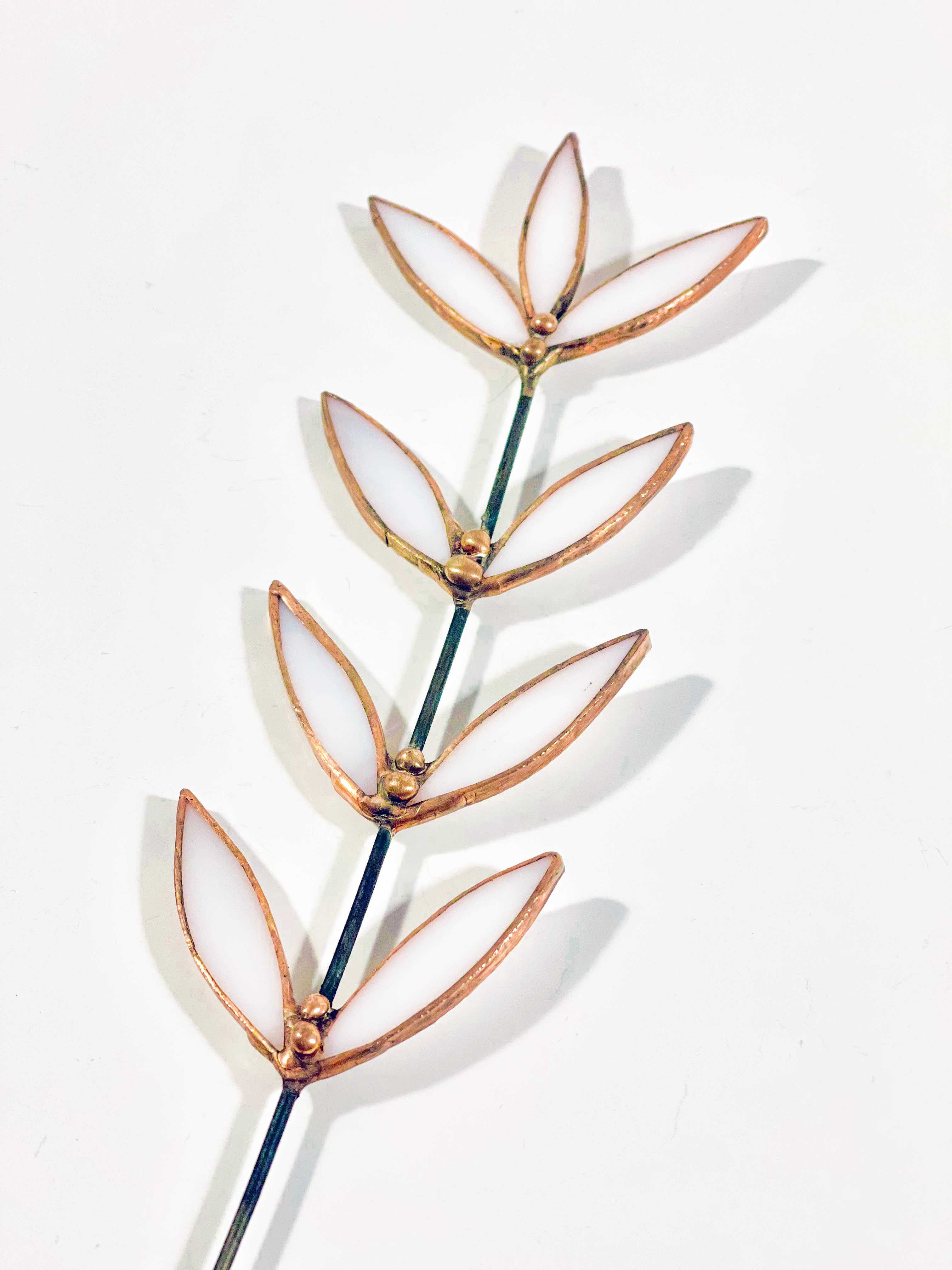 Stained Glass | White Wildflower