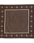 Western Bandana | Brown Polka Dot