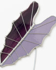 Stained Glass | Tropical Green Large Alocasia Leaf