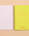 Dreams do come true, especially when they involve pickles. This snack-inspired spiral notebook features quirky illustrated pickles on a letterpress printed cover and 48 lined pages inside. It's the perfect size to carry your notes, lists, ideas, or secret snack plans. 