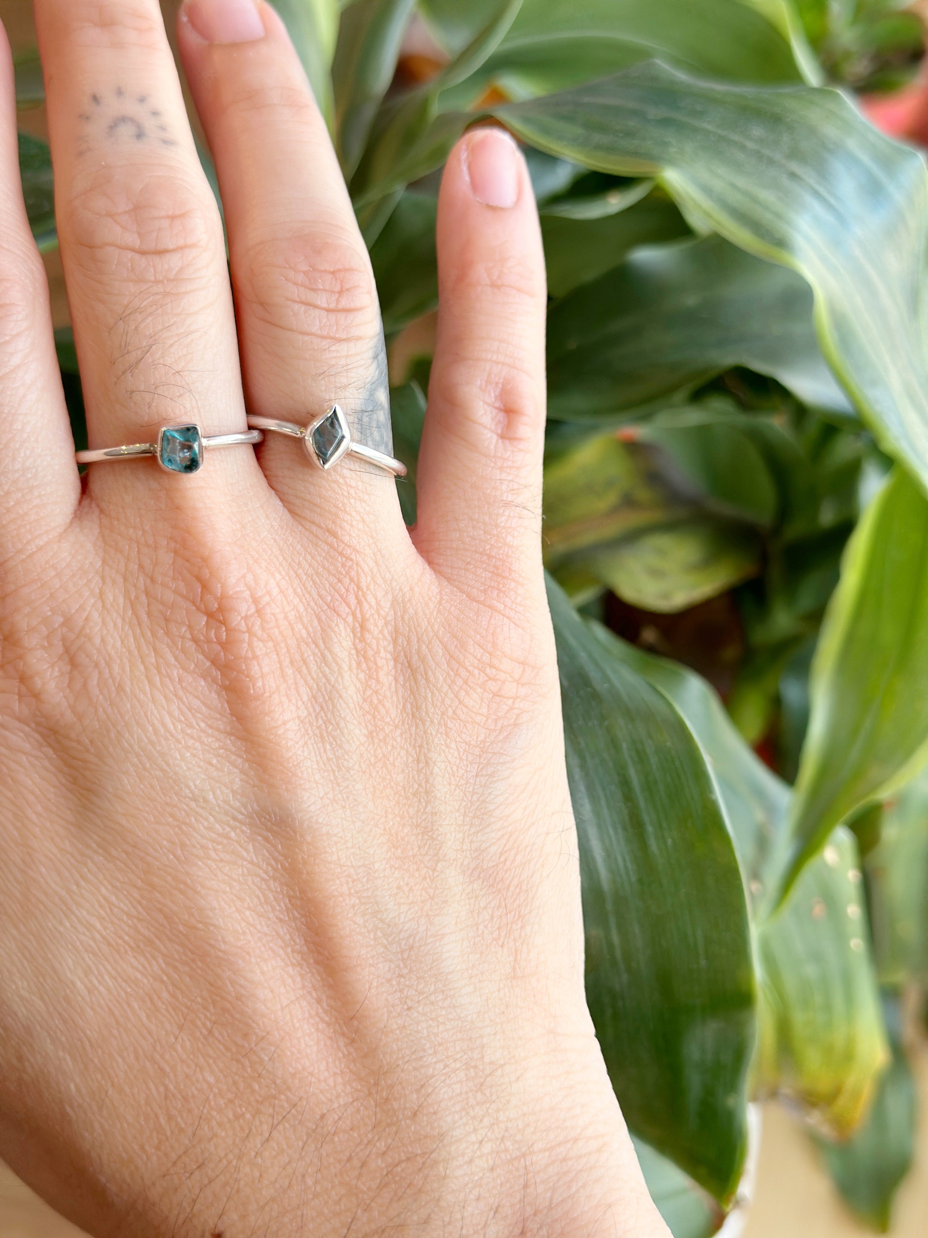 Gemstone Ring | Sterling Silver and Apatite