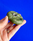 Crystal Pebble Pipe | Serpentine Jasper