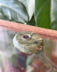 Crystal Pebble Pipe | Serpentine Jasper