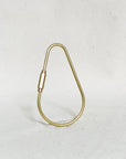 Brass Keychain | Geometric Shapes