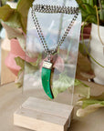Men's Necklace | Inlaid Bear Claw Knife