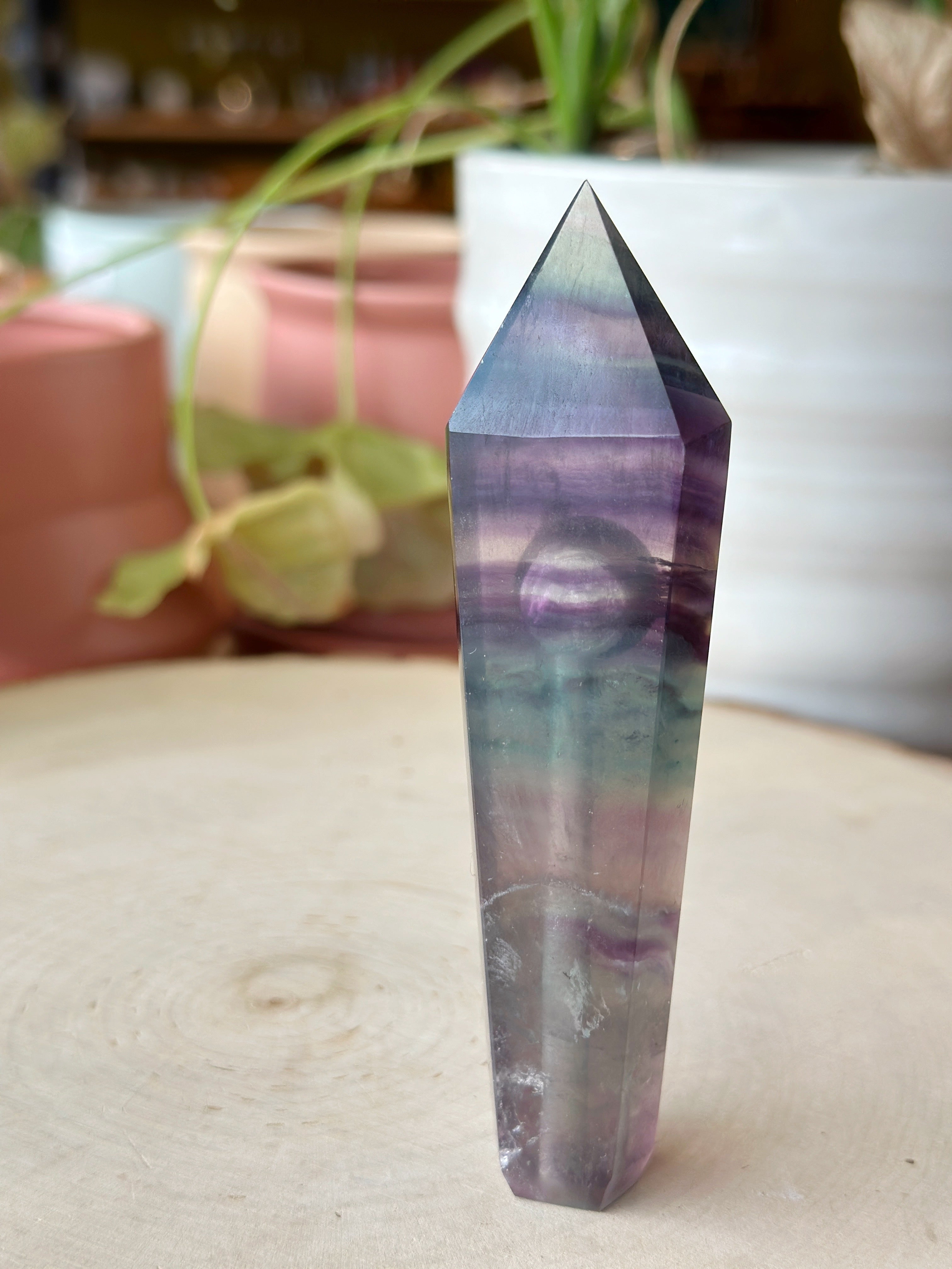 Crystal Pipe | Fluorite Wand