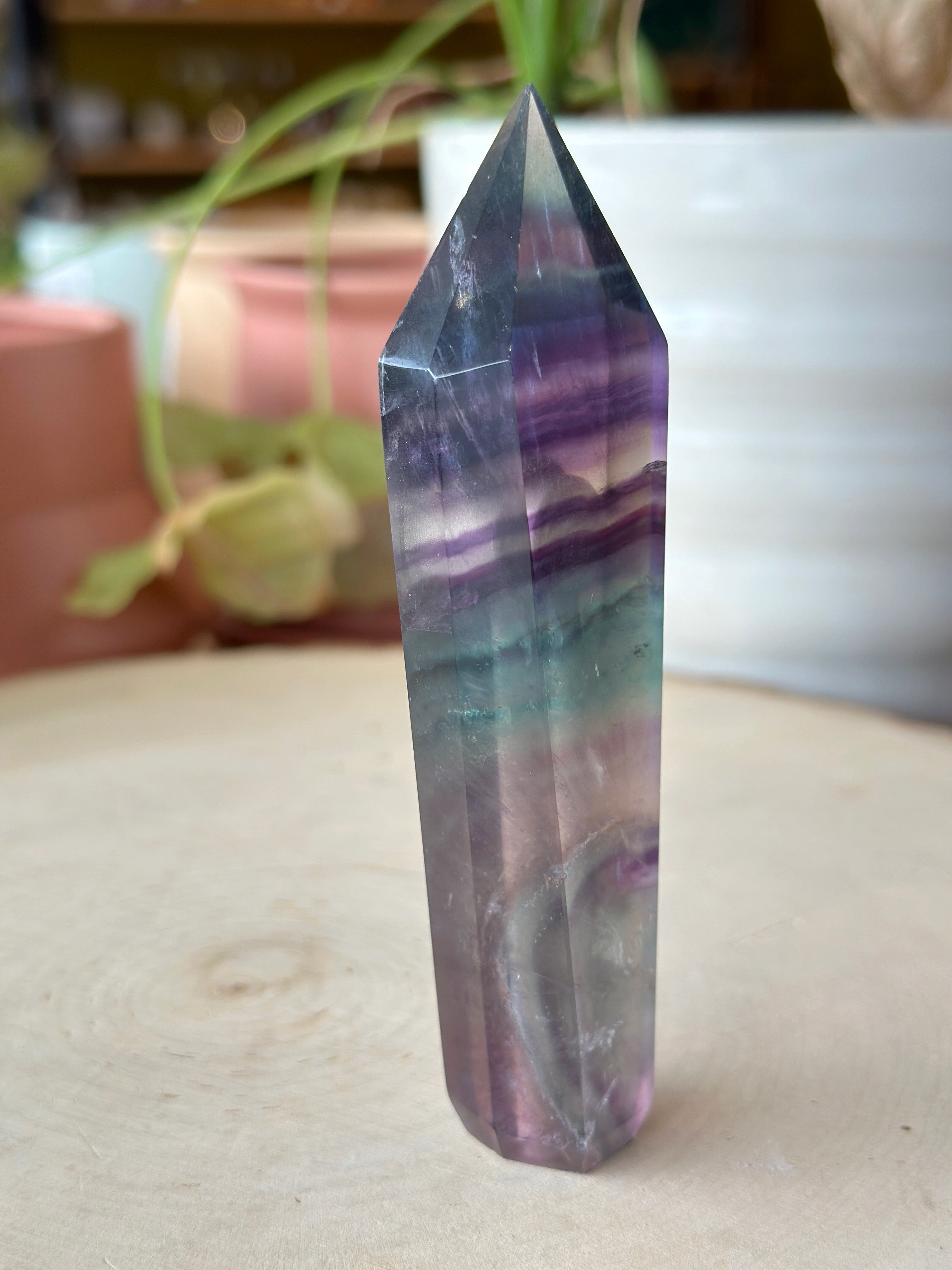 Crystal Pipe | Fluorite Wand