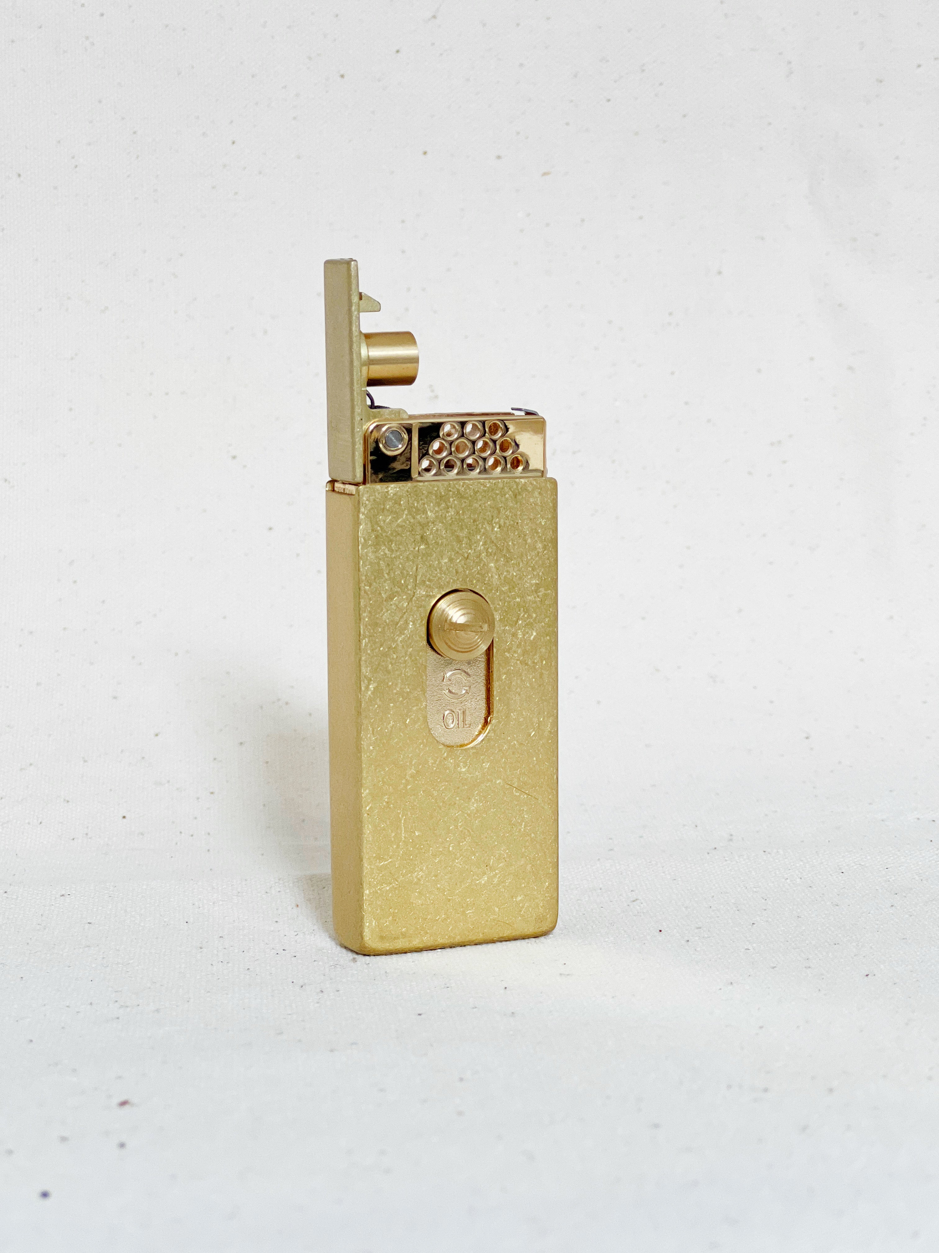 Brass Modern Lighter | Slide Trigger